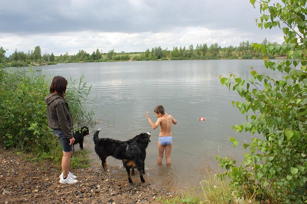 Společné koupání - červenec 2009